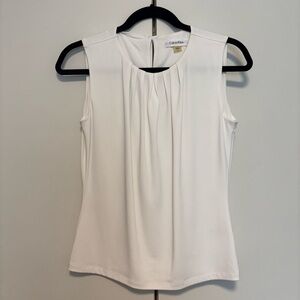 White Calvin Klein Tank Top